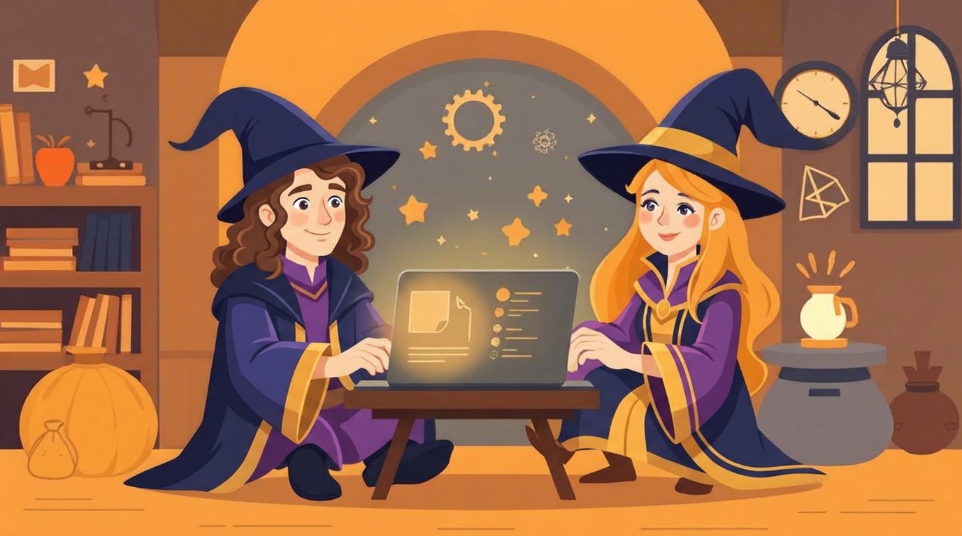 Illustration for: The Tech Wizards